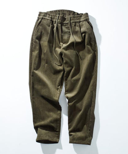 基礎款剪裁 燈芯絨 休閒褲