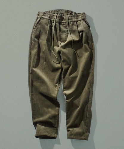 基礎款剪裁 燈芯絨 休閒褲