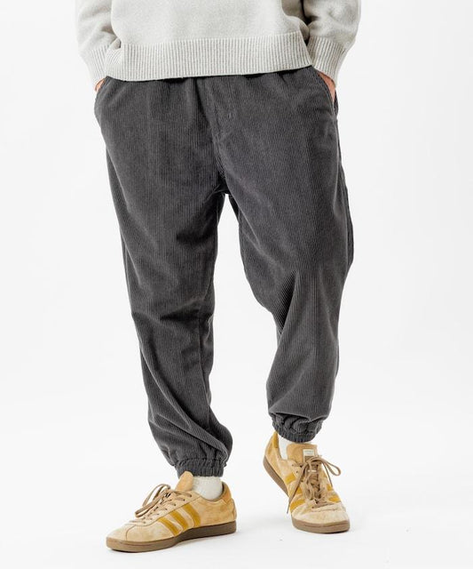 燈芯絨休閒束腳褲