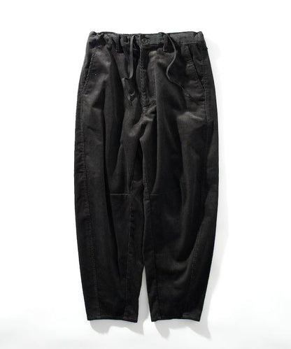 寬鬆版型 燈芯絨 弧形褲褲 / 錐形版型 【限定推出】