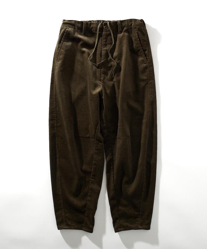 寬鬆版型 燈芯絨 弧形褲褲 / 錐形版型 【限定推出】