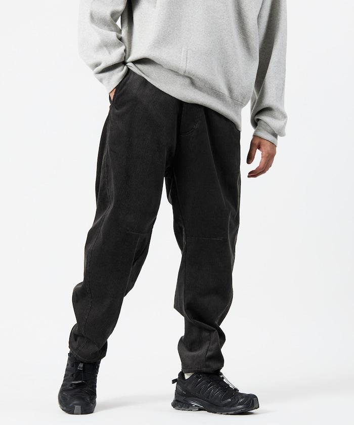 寬鬆版型 燈芯絨 弧形褲褲 / 錐形版型 【限定推出】