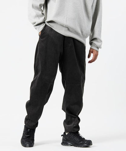 寬鬆版型 燈芯絨 弧形褲褲 / 錐形版型 【限定推出】