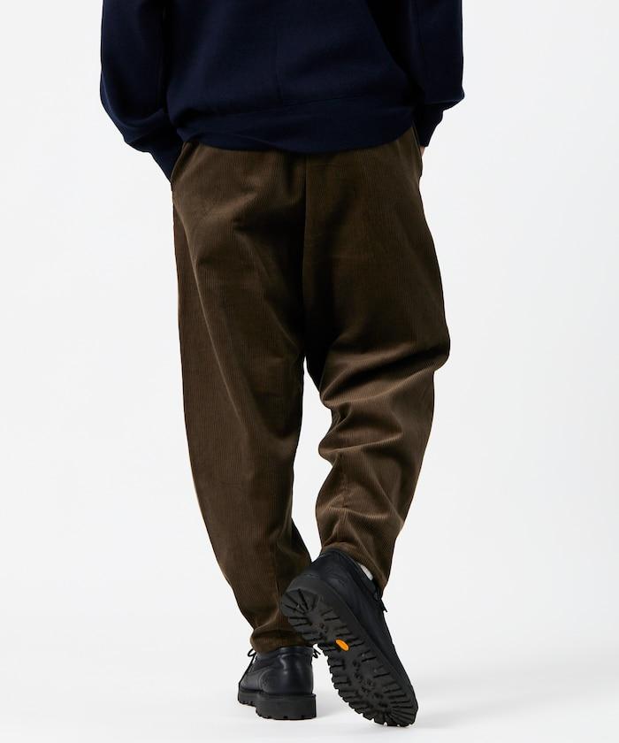 寬鬆版型 燈芯絨 弧形褲褲 / 錐形版型 【限定推出】