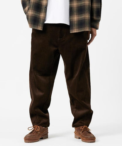 寬鬆版型 燈芯絨 弧形褲褲 / 錐形版型 【限定推出】