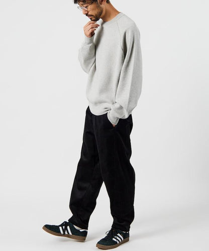 寬鬆版型 燈芯絨 弧形褲褲 / 錐形版型 【限定推出】