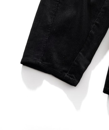 寬鬆版型 燈芯絨 弧形褲褲 / 錐形版型 【限定推出】