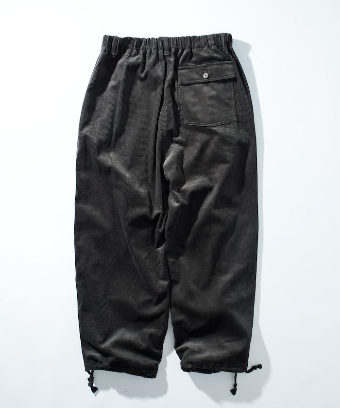 寬鬆版型 燈芯絨 軍事風馬戲團褲 / 雪地褲