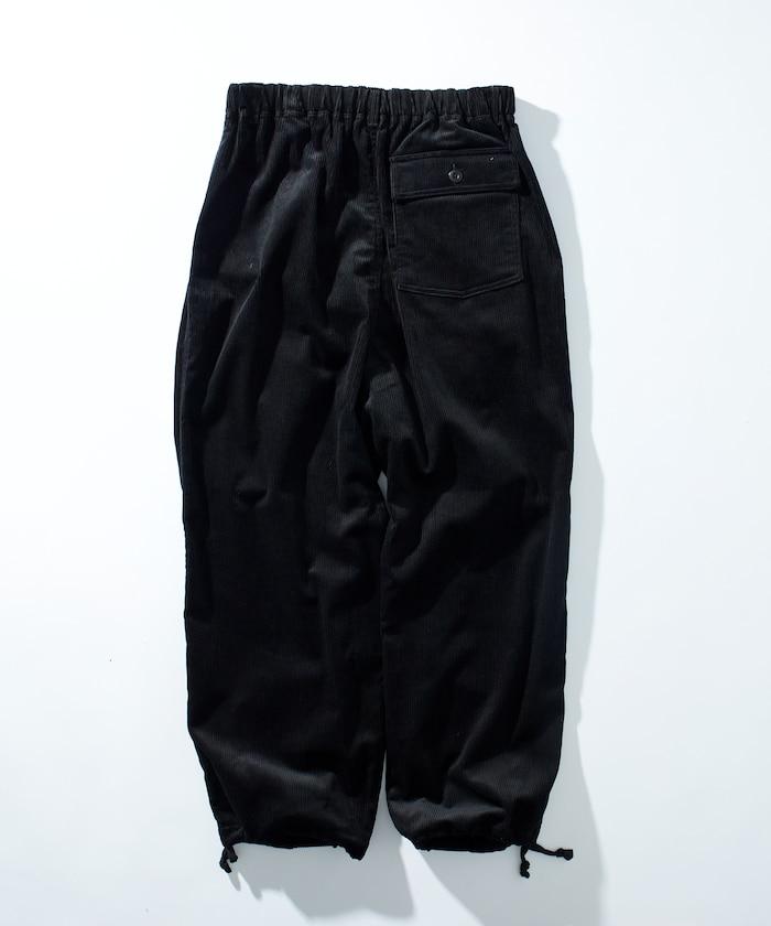 寬鬆版型 燈芯絨 軍事風馬戲團褲 / 雪地褲