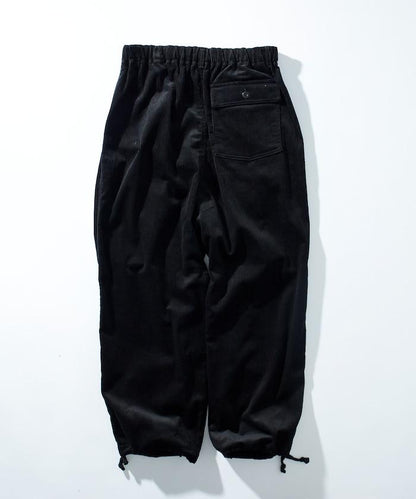 寬鬆版型 燈芯絨 軍事風馬戲團褲 / 雪地褲