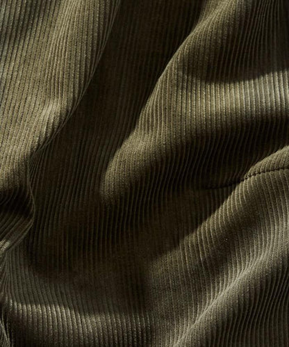 寬鬆版型 燈芯絨 軍事風馬戲團褲 / 雪地褲