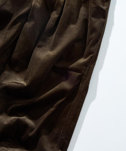 寬鬆版型 燈芯絨 軍事風馬戲團褲 / 雪地褲