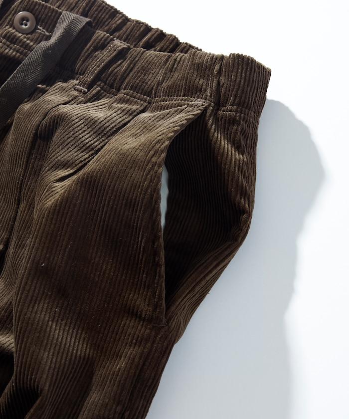 寬鬆版型 燈芯絨 軍事風馬戲團褲 / 雪地褲