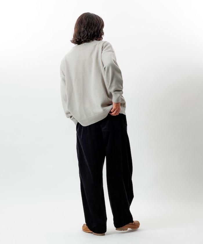 寬鬆版型 燈芯絨 軍事風馬戲團褲 / 雪地褲