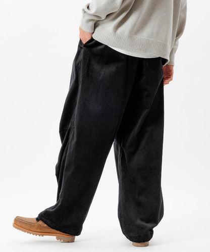 寬鬆版型 燈芯絨 軍事風馬戲團褲 / 雪地褲