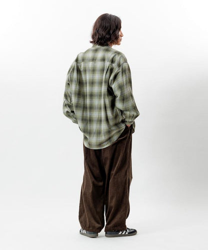 寬鬆版型 燈芯絨 軍事風馬戲團褲 / 雪地褲