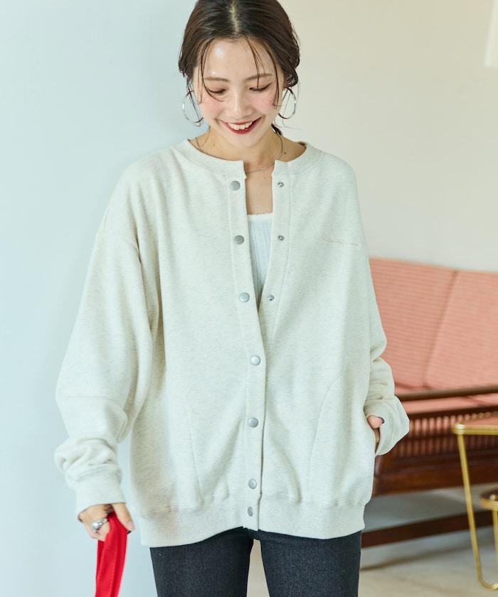 聯名 紐扣開襟羊毛衫