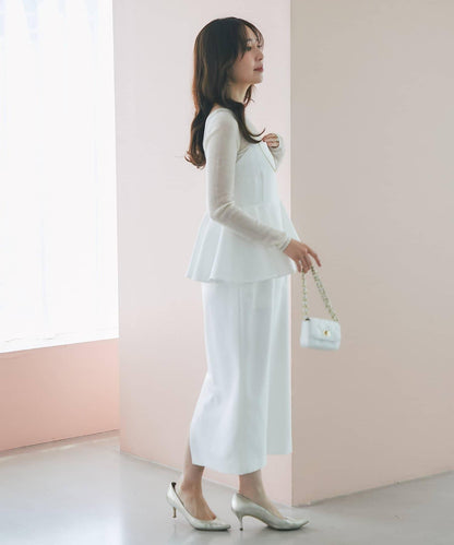 【La boutique BonBon】荷葉邊吊帶連衣裙