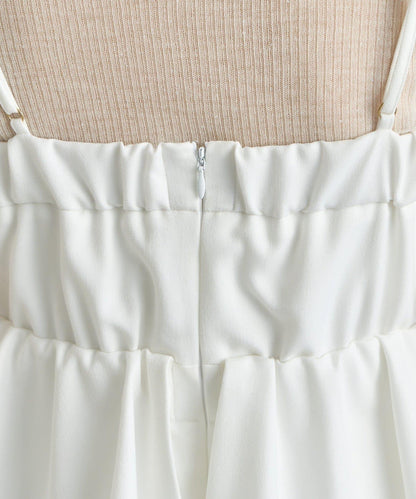 【La boutique BonBon】荷葉邊吊帶連衣裙