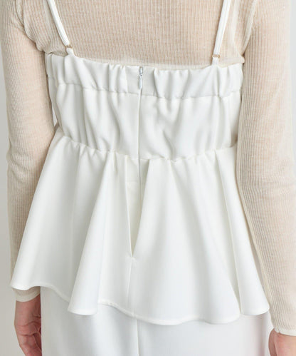 【La boutique BonBon】荷葉邊吊帶連衣裙