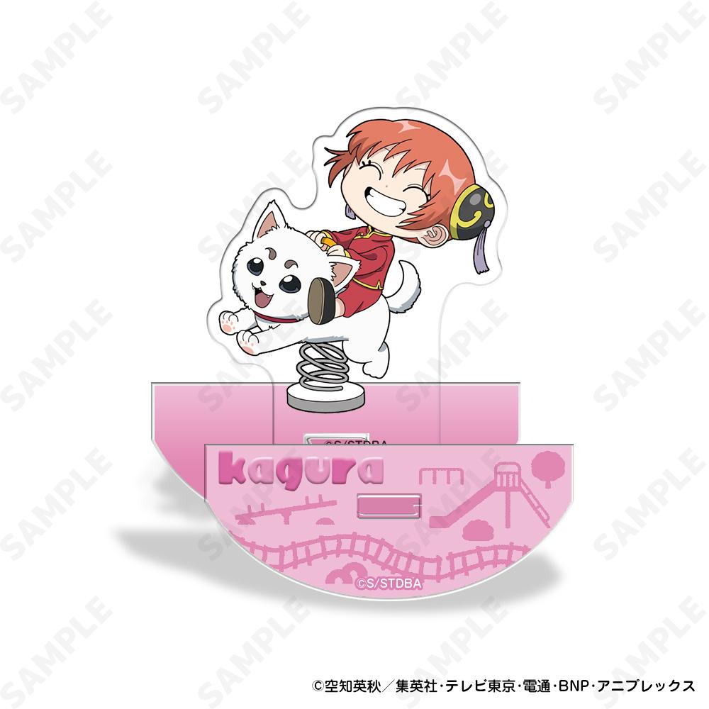 《銀魂》搖擺亞克力立牌 3 神楽[交通工具篇]