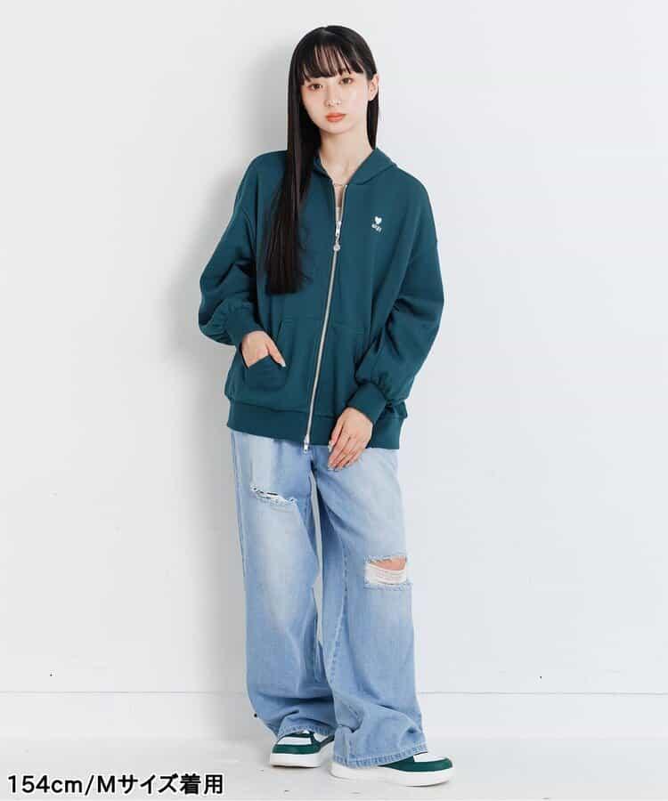 彩色磨邊褲