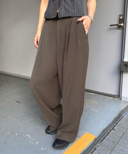 【WHO'S WHO gallery】2褶秋季休閒長褲