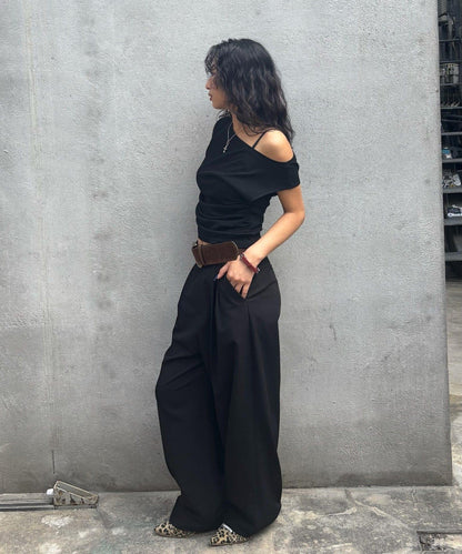 【WHO'S WHO gallery】2褶秋季休閒長褲