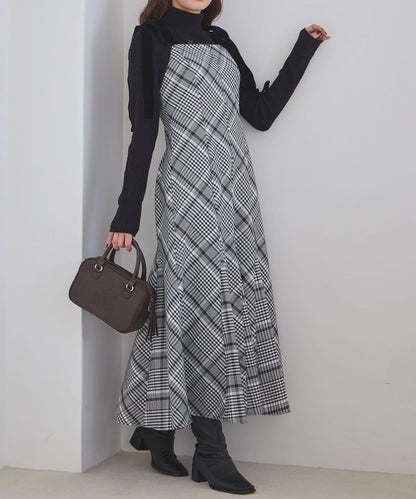 【一個接一個】蝴蝶結吊帶連衣裙