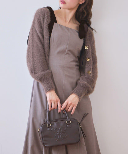 【一個接一個】蝴蝶結吊帶連衣裙