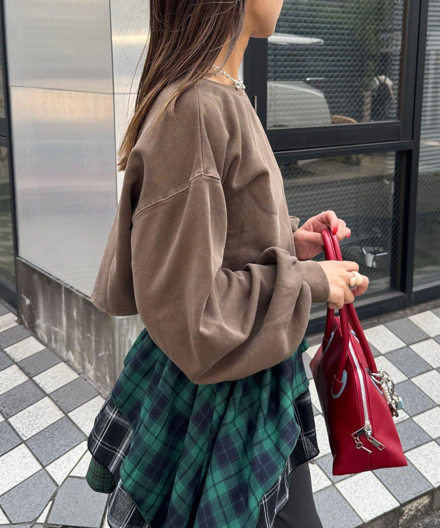 【Ciaopanic】圓領刺繡水洗短款衛衣