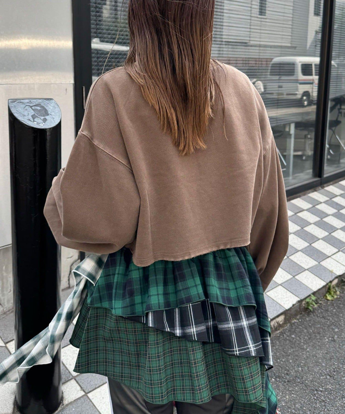 【Ciaopanic】圓領刺繡水洗短款衛衣