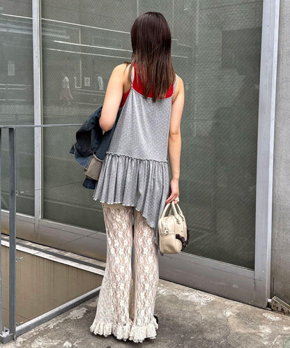 【Ciaopanic】項圈套裝波點不對稱吊帶連衣裙