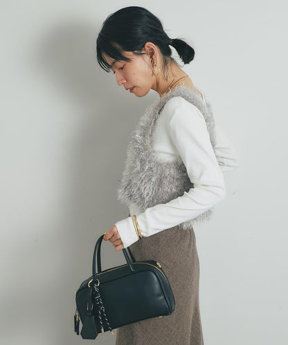 《柔軟顯色》U領毛絨馬甲