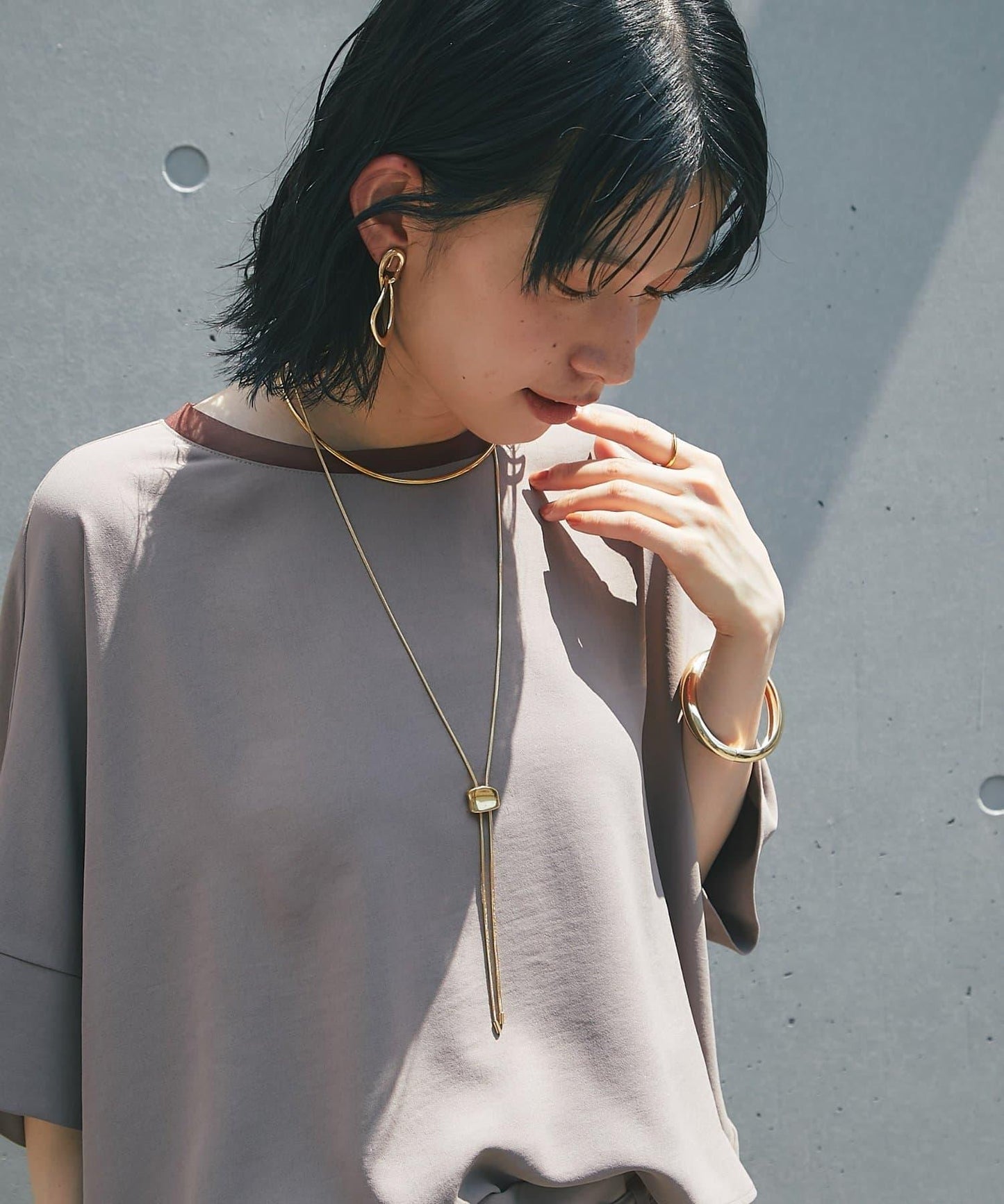 【GOLDY(高爾迪)】不鏽鋼滑動項鍊