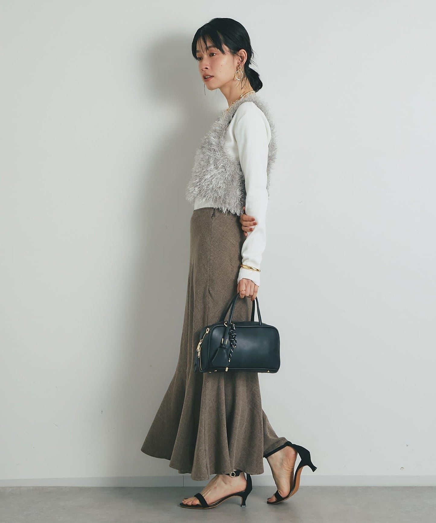 《柔軟顯色》U領毛絨馬甲