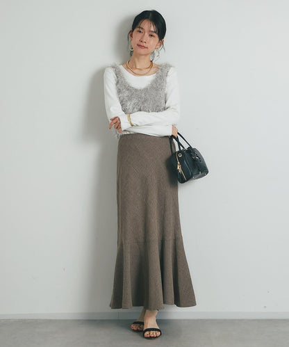 《柔軟顯色》U領毛絨馬甲