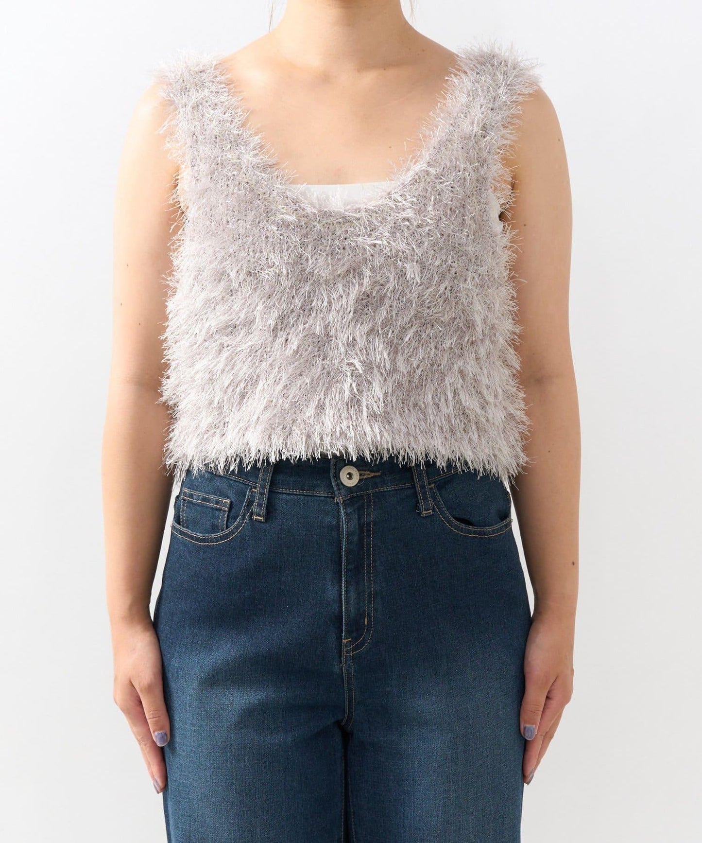 《柔軟顯色》U領毛絨馬甲