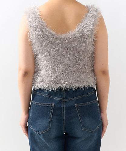 《柔軟顯色》U領毛絨馬甲