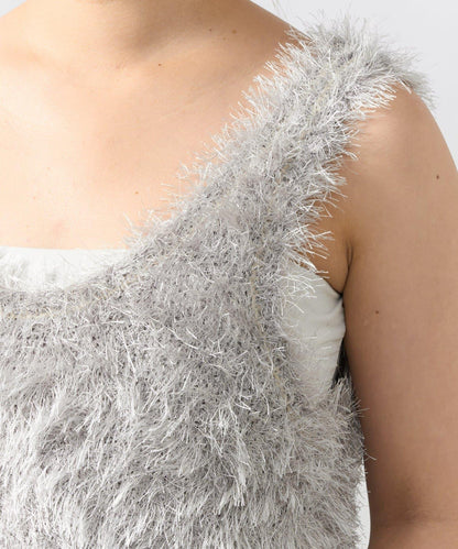 《柔軟顯色》U領毛絨馬甲