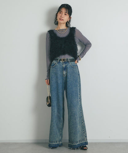 《柔軟顯色》U領毛絨馬甲