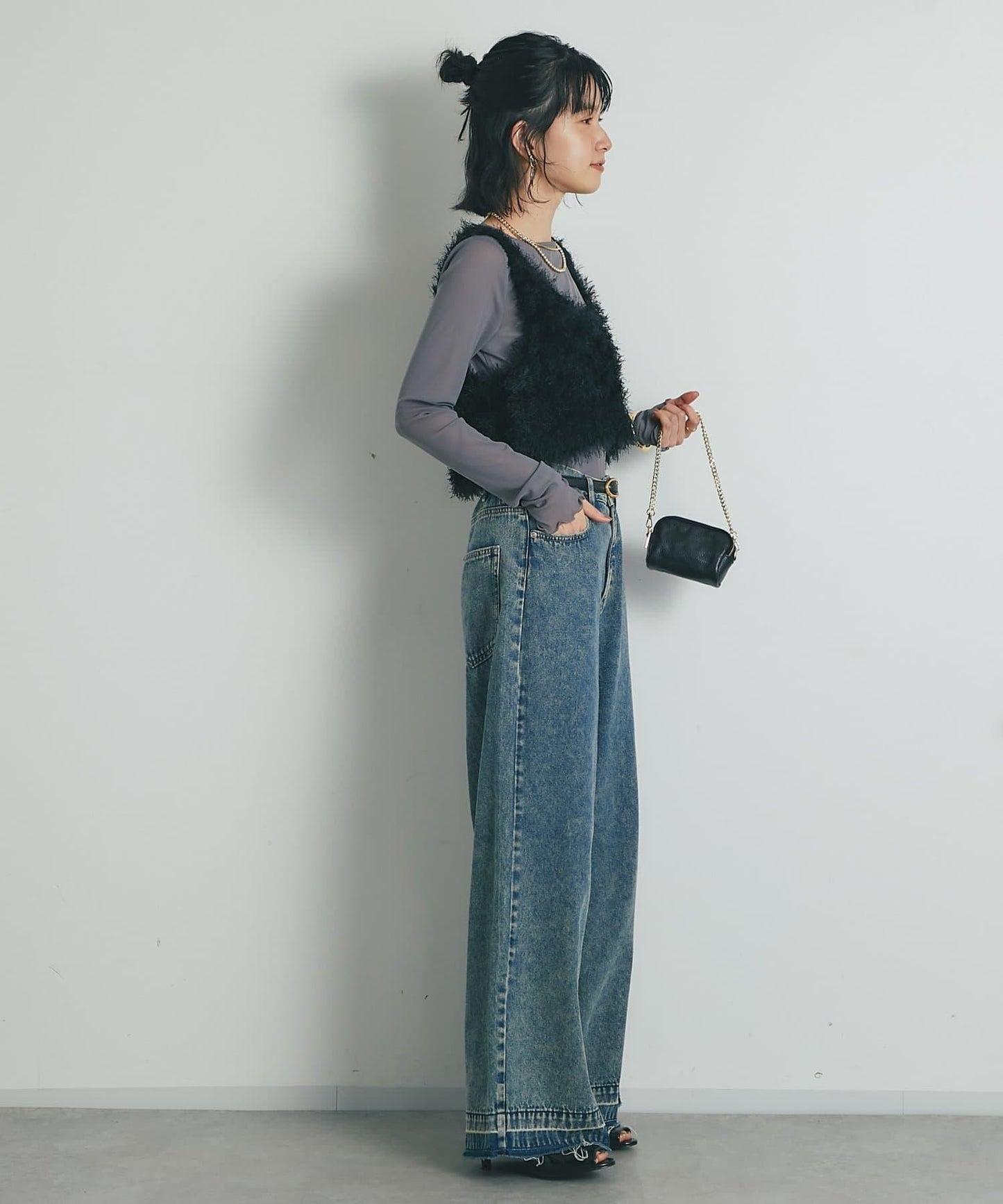 《柔軟顯色》U領毛絨馬甲