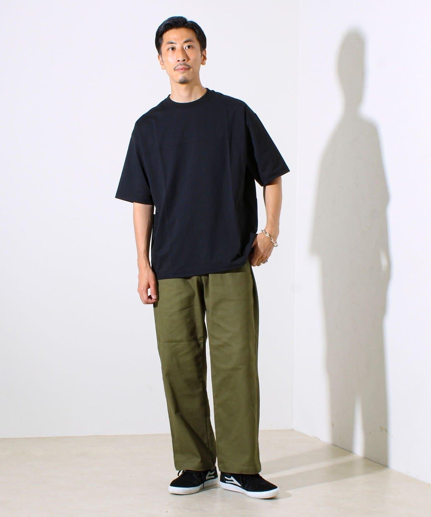 "速乾性・彈力性・抗起球性・耐洗滌性" 側口袋T恤