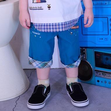 宇宙刺繡六分褲