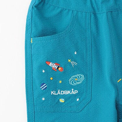 宇宙刺繡六分褲