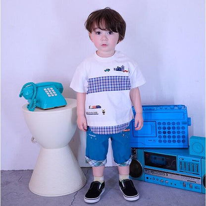 宇宙刺繡六分褲