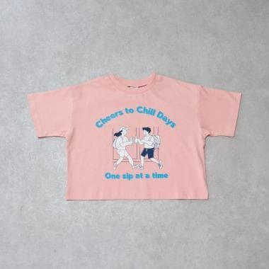 【純棉100%】野餐圖案短袖T恤