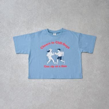 【純棉100%】野餐圖案短袖T恤