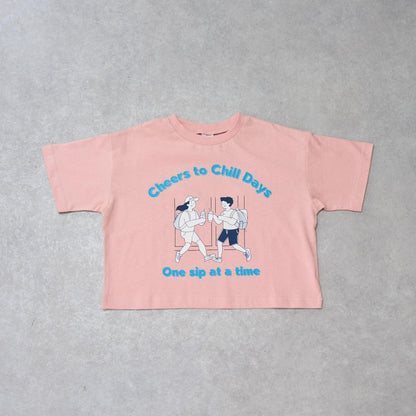 【純棉100%】野餐圖案短袖T恤