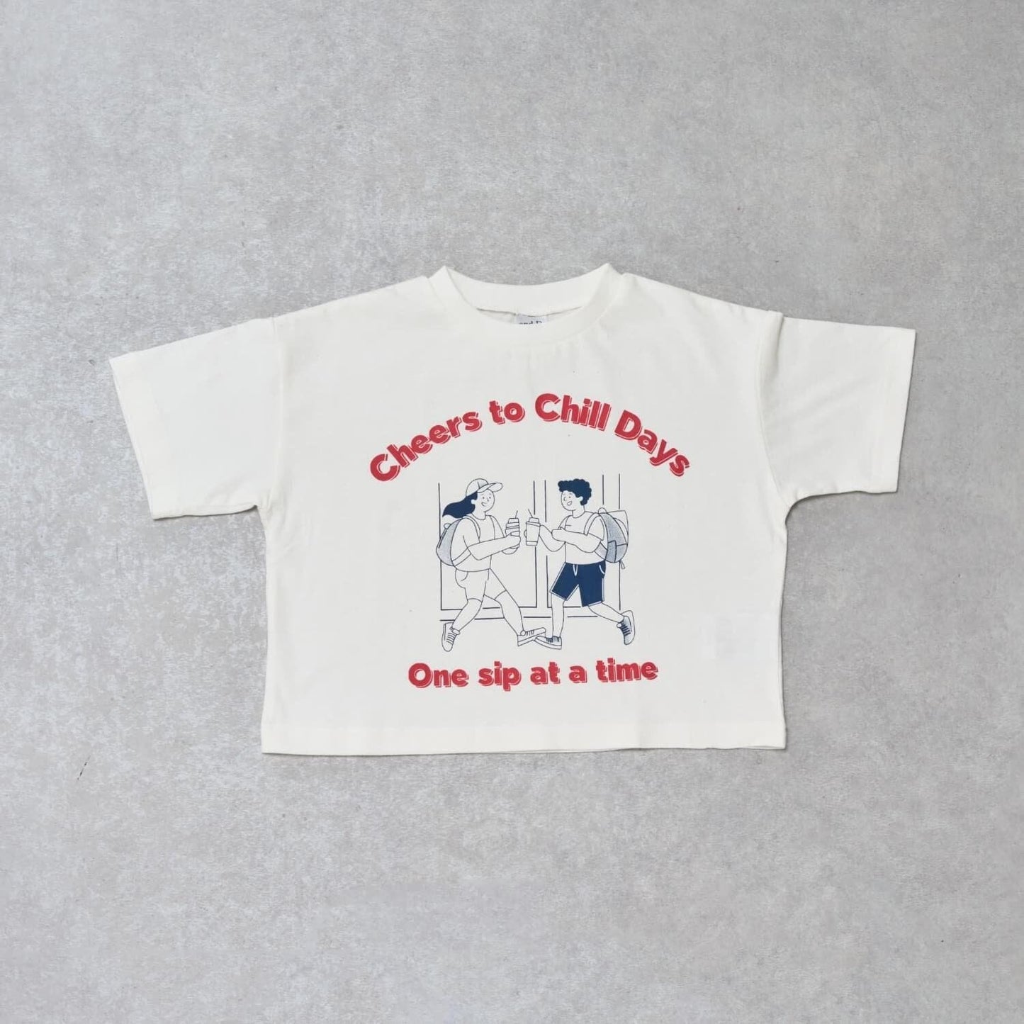 【純棉100%】野餐圖案短袖T恤